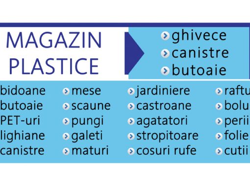 Banner Magazin plastice