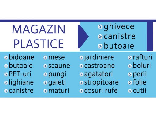 Banner Magazin plastice