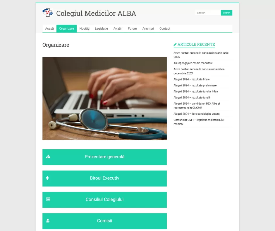 colegiul medicilor alba organizare