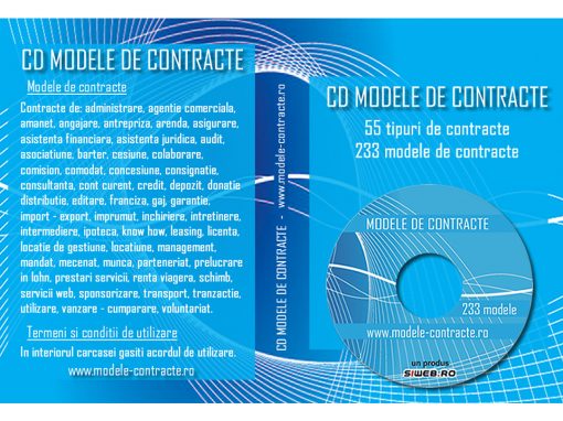 Coperta CD Contracte