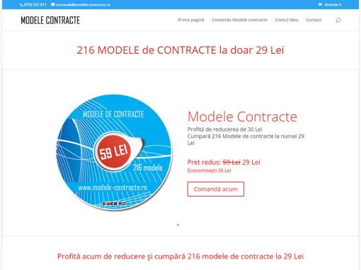 CD Modele Contracte