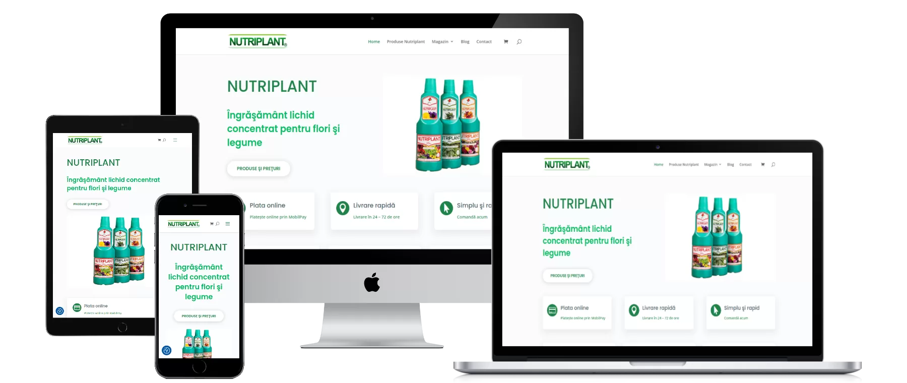 nutriplant responsive design