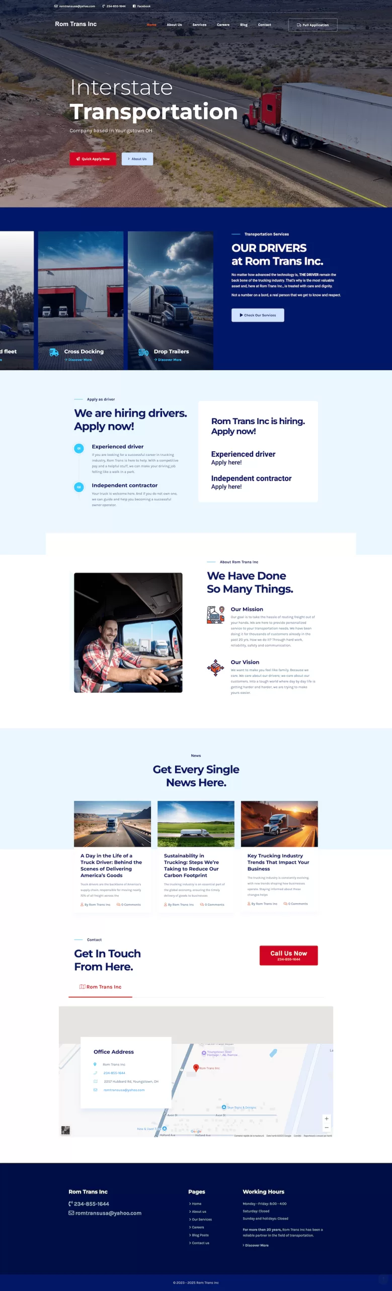 romtrans homepage